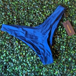 Pinkcolada Maldives Bikini Bottom in Midnight Teal